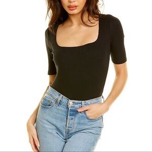 GOOD AMERICAN Easy Ribbed Bodysuit